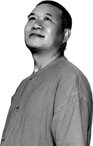 毛文龙黑白人物形象照